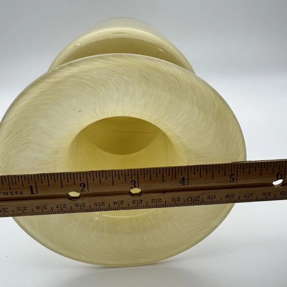 Victoria Hagan Perfect Pieces Magnolia Glass Vase Yellow 8.5
